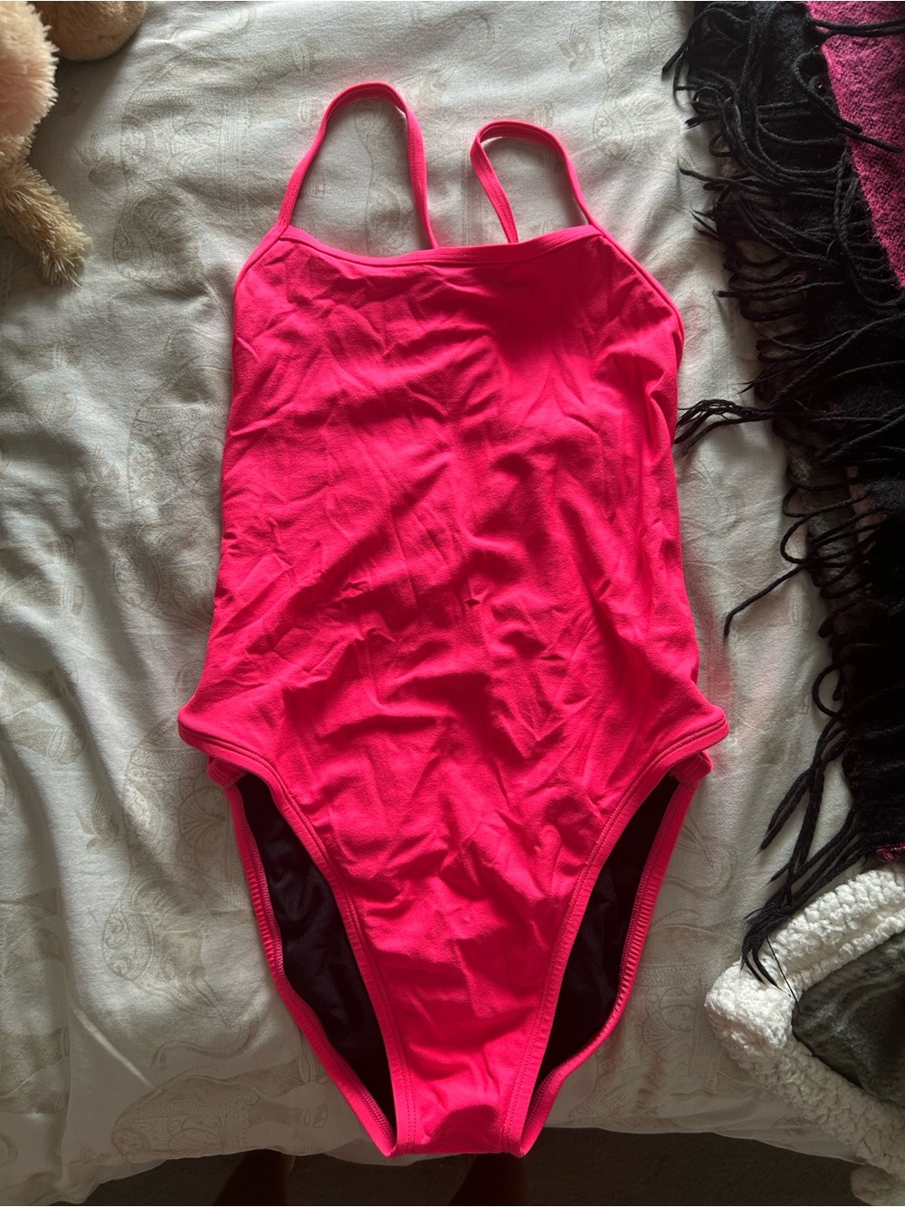Jolyn Alyssa Style Hot Pink Swimsuit